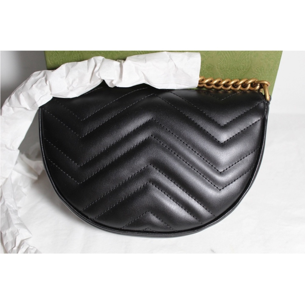 Gucci Black Crossbody Bag with Gold Accents - Picture 2 of 3